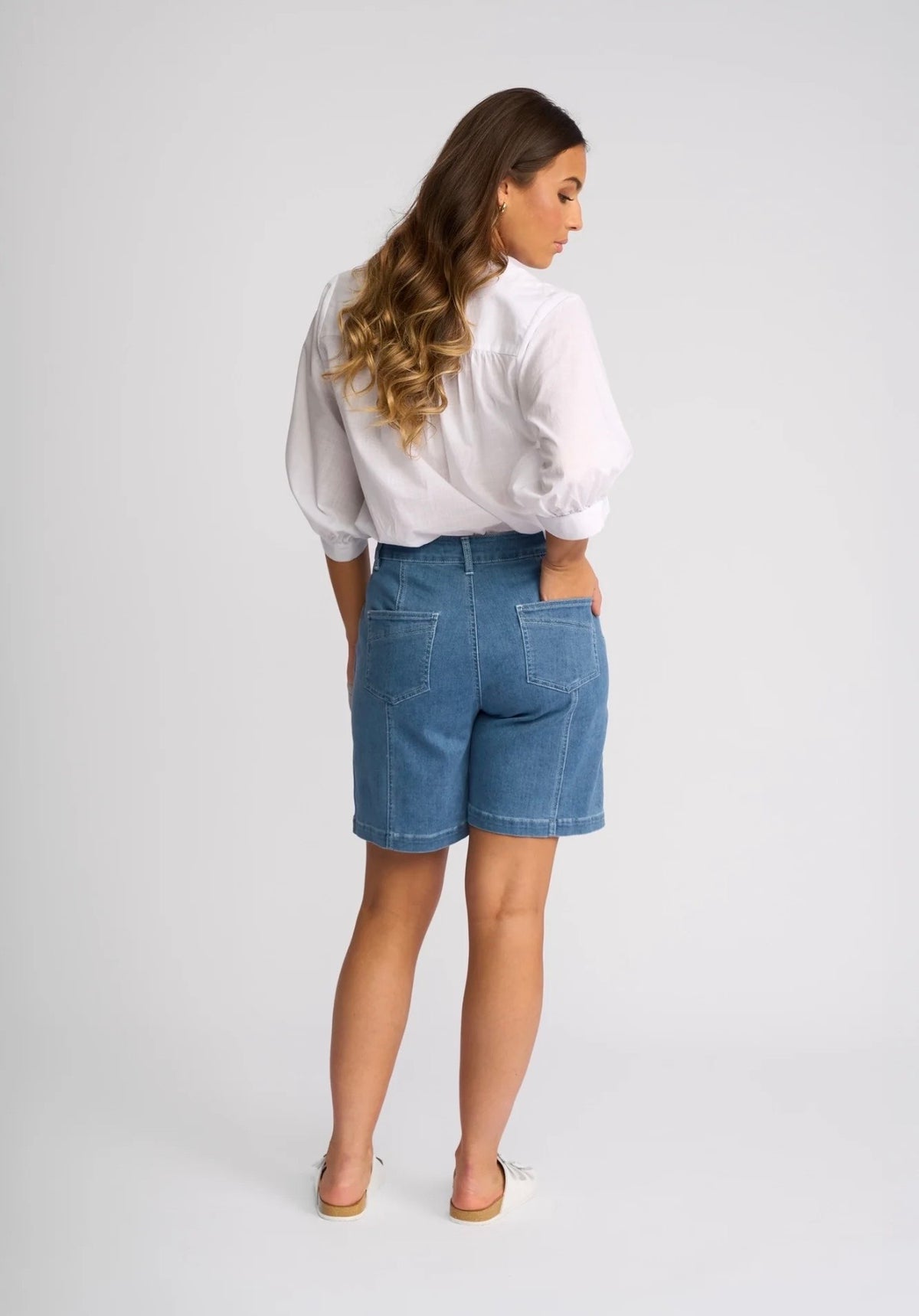 Vassalli Light Denim Havana Short