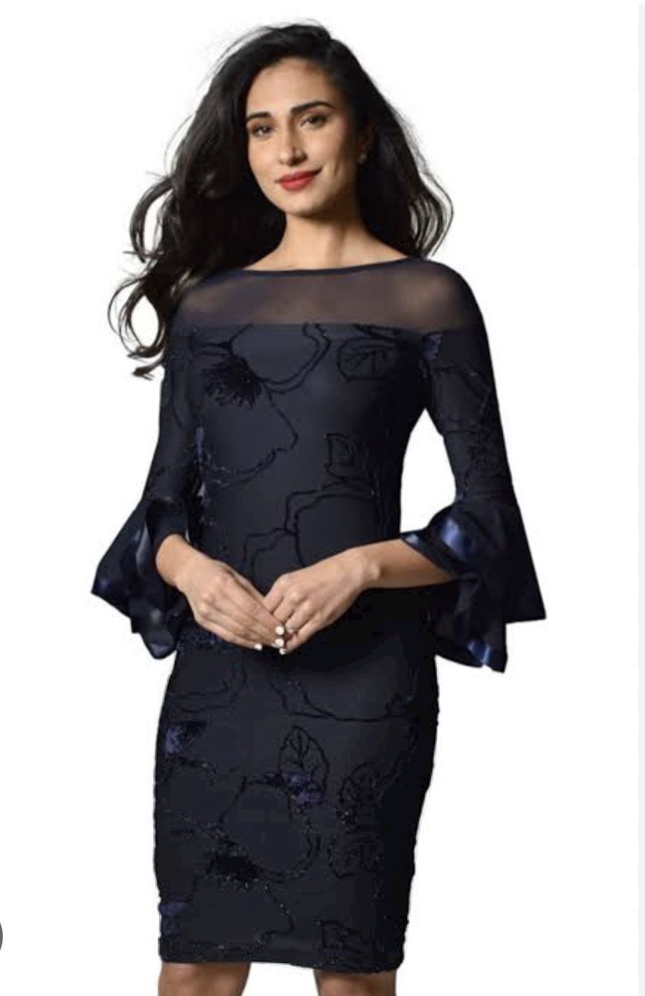 Frank Lyman Navy Dress 219221