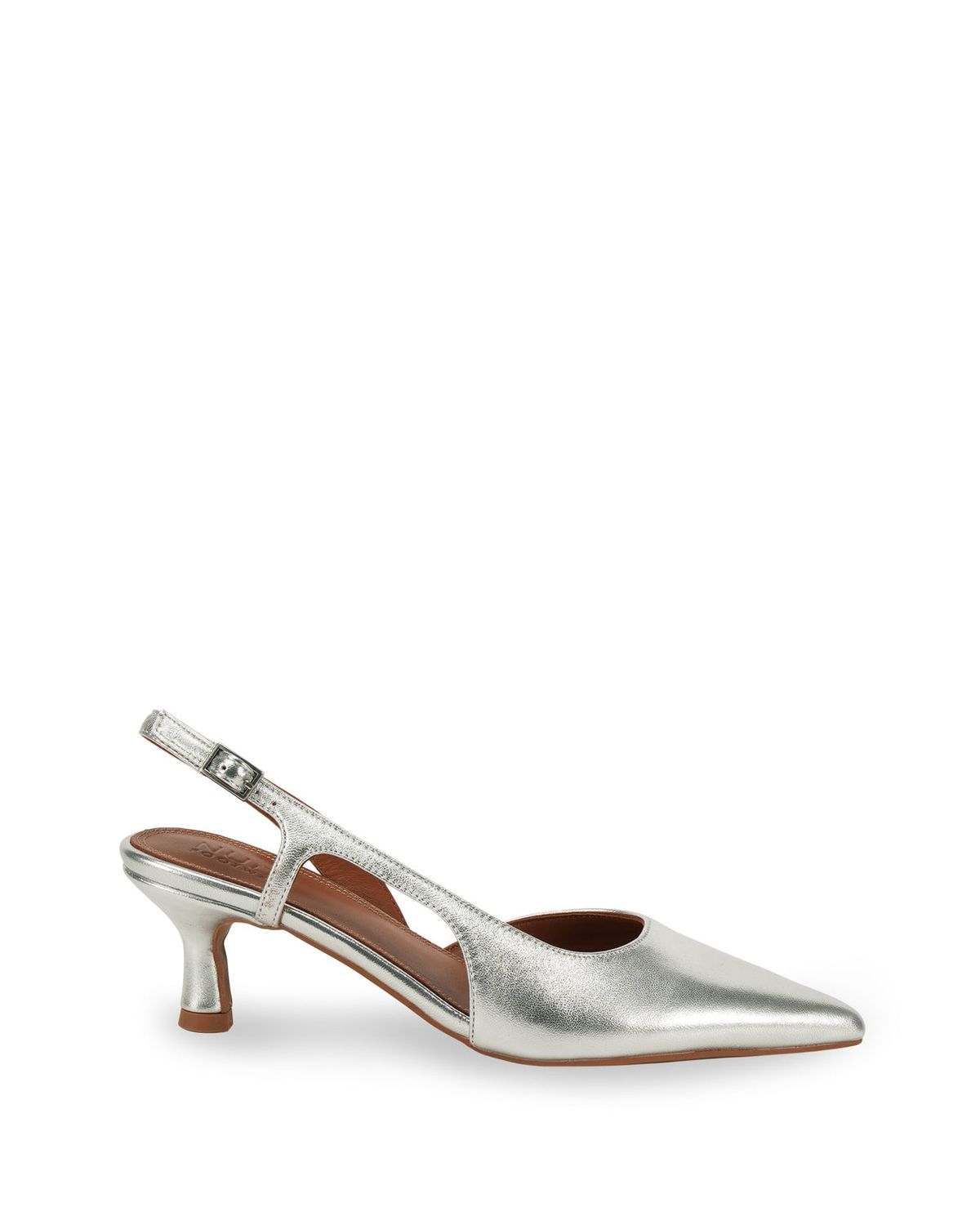 Nude Kaylee Silver Heel