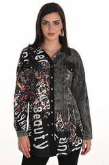 Frank Lyman Cheetah Blouse 253749