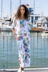 Kaleido French Rivera linen Pant