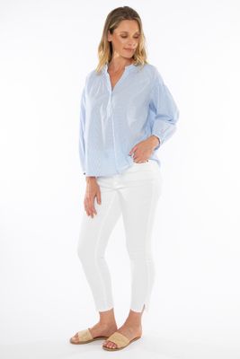 Jump Cotton Pinstripe Shirt