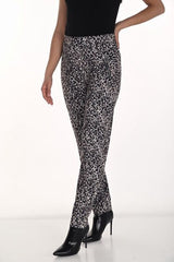 Frank Lyman Black/Beige Knit Pant 254900