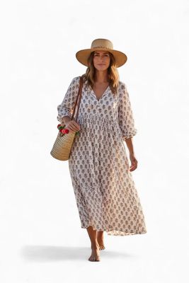 Chuckles & Boo White Breeze Dress