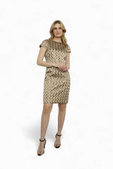 Frank Lyman Antique Gold Dress 259724