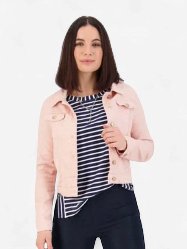 Vassalli French Rose Ratio Denim Jacket 2017N