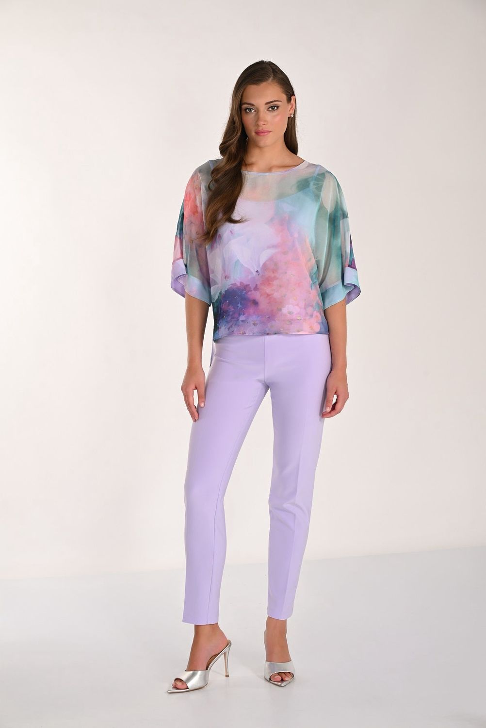 Frank Lyman Lilac Jersey Knit Pant