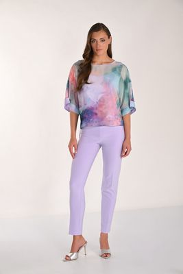 Frank Lyman Lilac Jersey Knit Pant