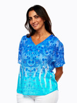 Claire P Ocean Modal Top