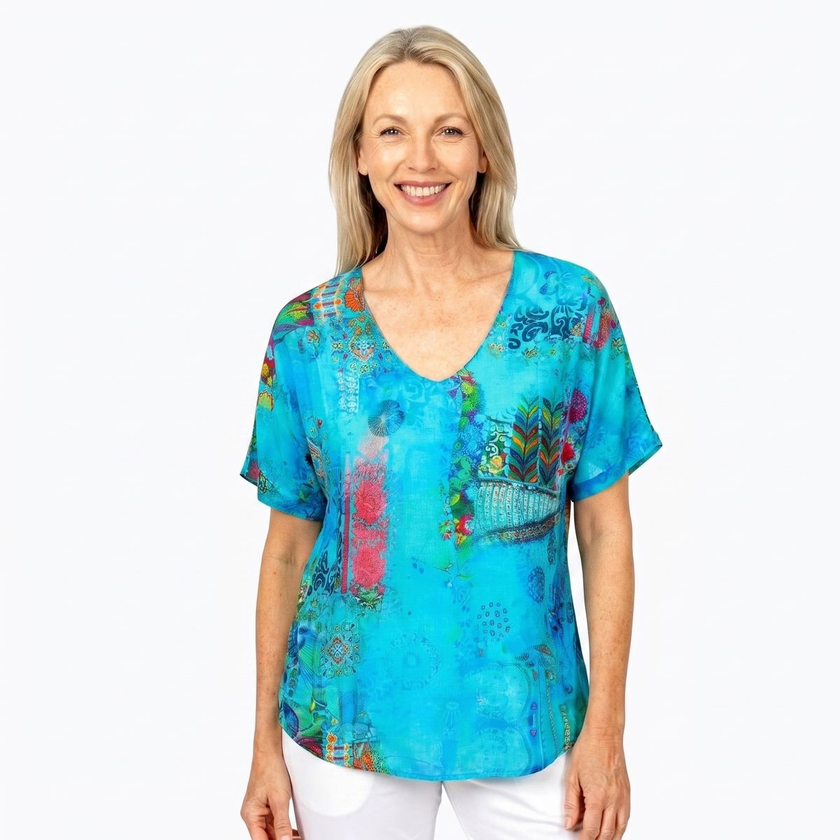 Claire P Paradise Modal Top