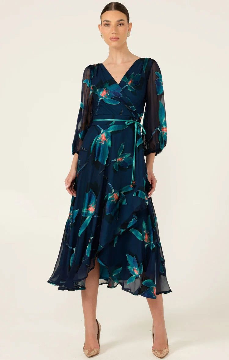 Sacha Drake Pendulum Wrap Dress