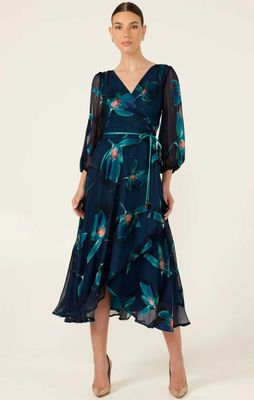 Sacha Drake Pendulum Wrap Dress