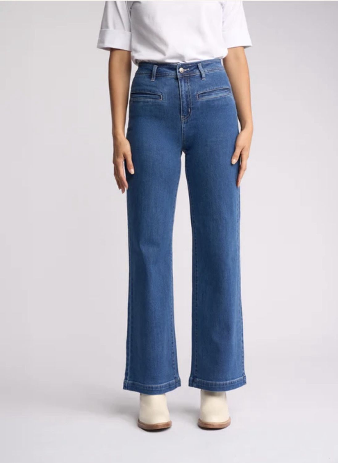 Vassalli Blue Wash Peace Jean