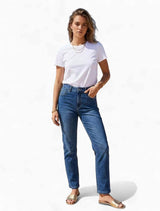 Wakee Zip front Straight Jean 3136