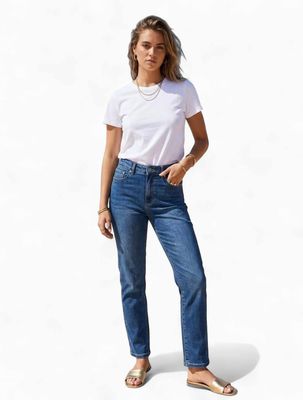 Wakee Zip front Straight Jean 3136
