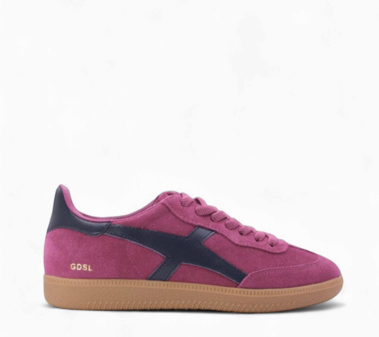 Goodsole Crossroads Crimson/Navy Suede Sneaker