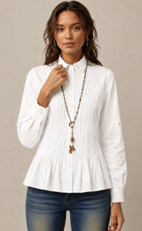 Joop & Gypsy Pin Tuck Shirt