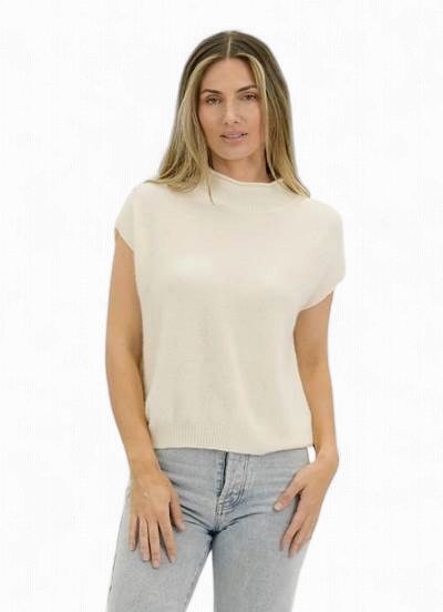Worthier Ivory Avery Knit Tank