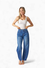 Wakee Dark  Barrel Jean