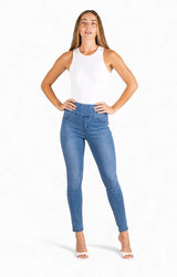 Wakee Light Denim High Rise Pull Up 3024