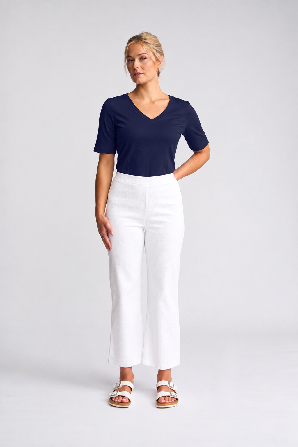 Vassalli White Seattle Pants