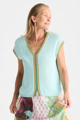 Zaket & Plover Crochet Trim Tank