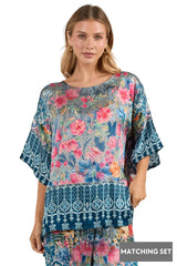Lula Soul Wide Maroma Tee Top