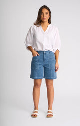 Vassalli Light Denim Havana Short