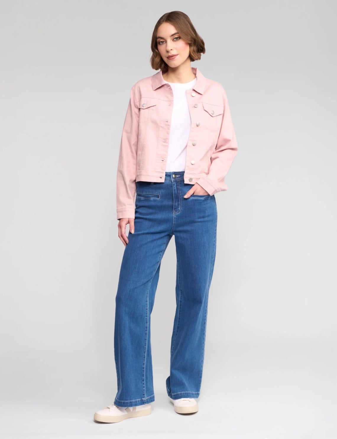 Vassalli French Rose Ratio Denim Jacket 2017N