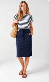 C+P+S Folk Side Split Skirt