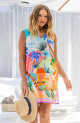 Palazzo Cotton Dress