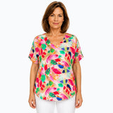 Claire P La Peach Modal Top
