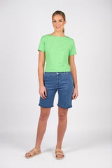 Vassalli Blue Knee Short
