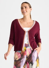Zaket & Plover Crochet Trim Cardi