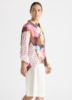 Zaket & Plover Pattern Clash Shirt